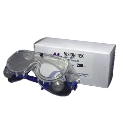 Medegen Vision Tek Heavy-Duty Safety Goggle, 1/Pk