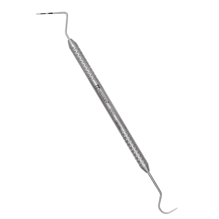 Medesy 570/1 Periodontal Stainless Steel Probe CP11 - Explorer No.23, 3-6-8-11mm Markings