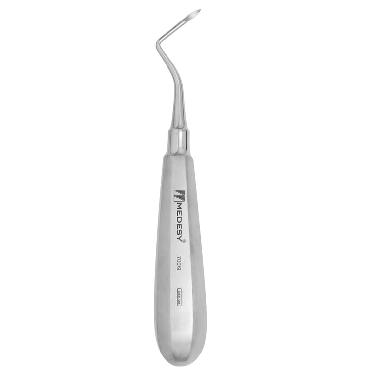 Medesy 2.5mm Left Heidbrink Elevator w/Stainless Steel Handle, 1/Pk. Designed for the removal