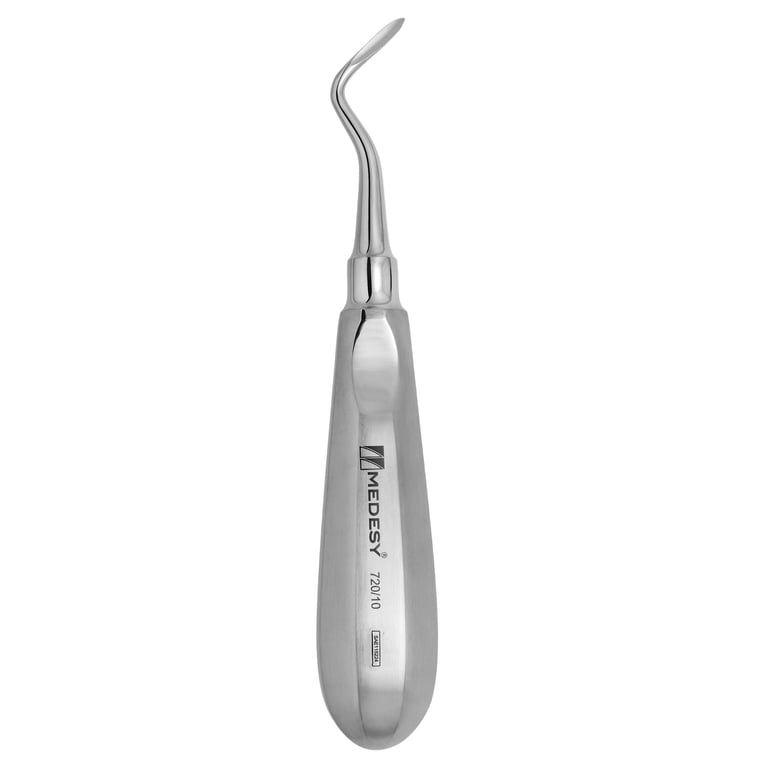 Medesy 3mm Left Schmeckebier Elevator w/Stainless Steel Handle, 1/Pk. Equipped with a 104mm