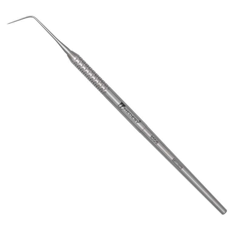 Medesy 555/6 Stainless Steel Single-Tip Explorer, 6mm Dalila Handle, 1/Pk. Contains