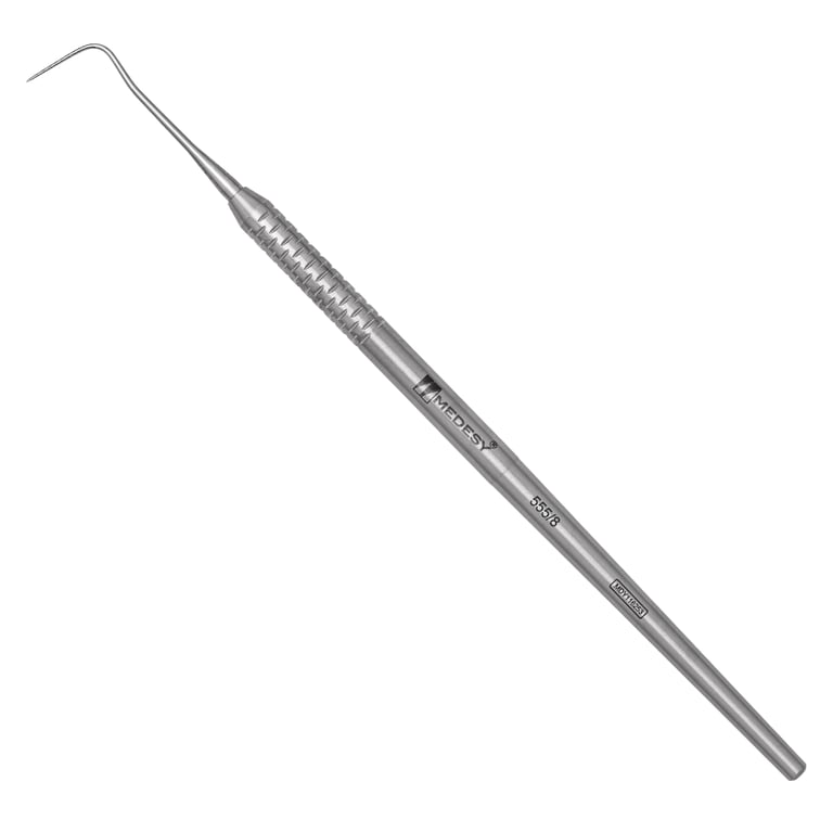 Medesy 555/8 Stainless Steel Single-Tip Explorer, 6mm Dalila Handle, 1/Pk. Features specific tip