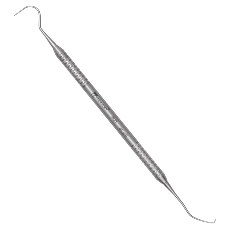 Medesy 560/1 Stainless Steel Double End 23/17 Explorer, 6mm Dalila Handle, 1/Pk. Double-ended
