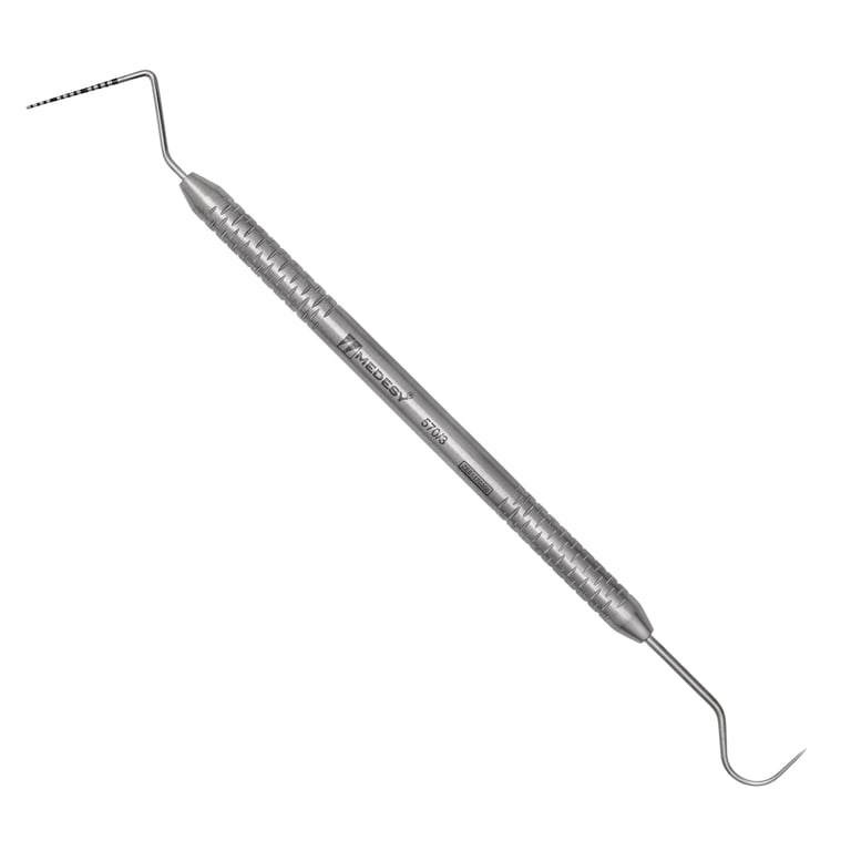 Medesy 570/3 Periodontal Stainless Steel Probe CP15 - Explorer No.23, 1-15mm Markings, 1/Pk