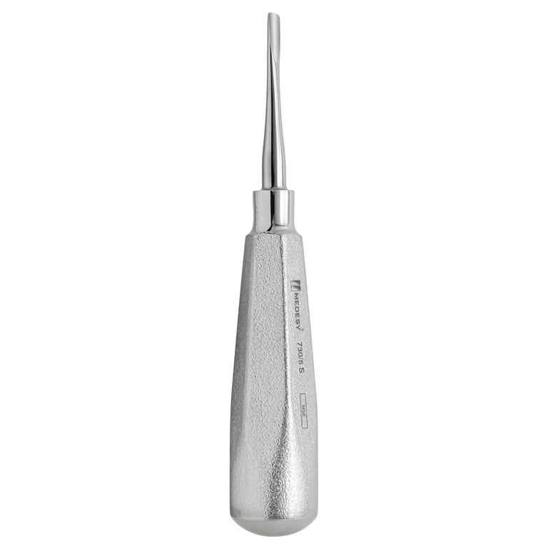 Medesy 5mm Straight Luxator Elevator w/Stainless Steel Handle, Flat Blade, 1/Pk. Surgical