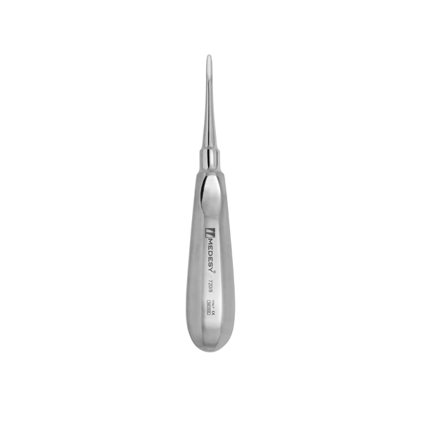 Medesy 720/8 Root Elevator, 3.2 mm, Single Instrument. To loosen the tissue surrounding the tooth