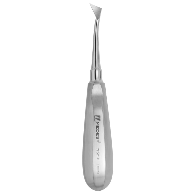 Medesy Right Cryer Elevator w/Stainless Steel Handle, 12mm Tip, 1/Pk. Features a pennant-shaped