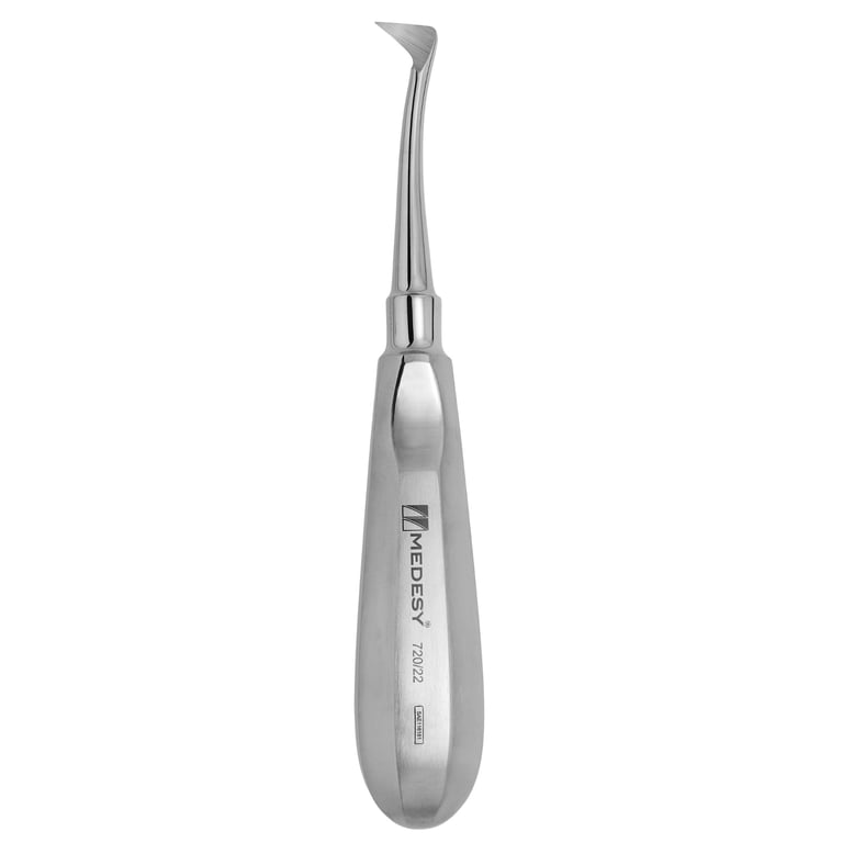 Medesy Right Seldin Root Elevator w/Stainless Steel Handle, 12mm Tip, 1/Pk. Features a hollow