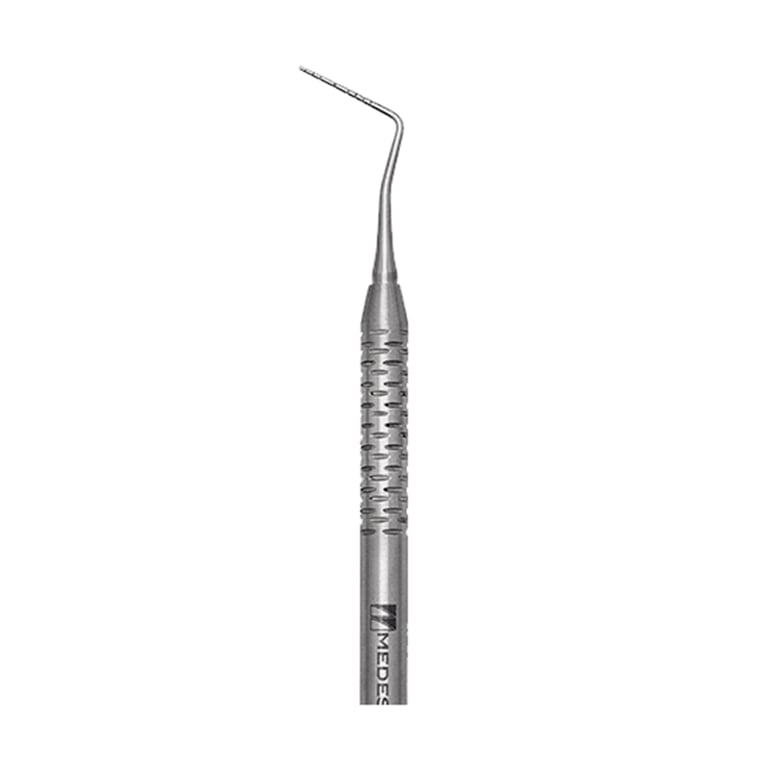 Medesy Williams Stainless Steel Periodontal Single-End Probe, 1/Pk. CNC-machined black scale 1, 2