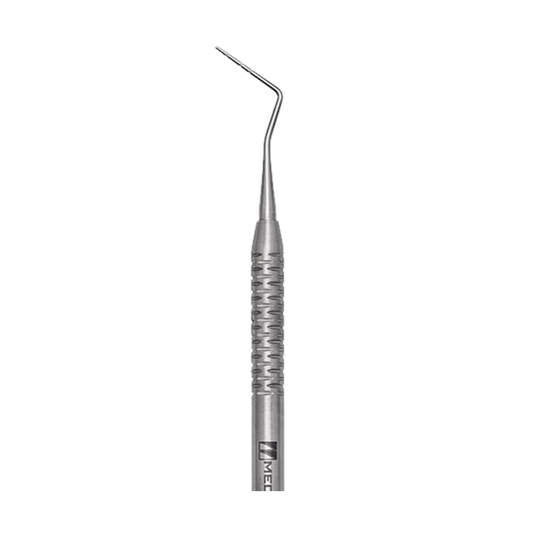 Medesy Michigan "O" Stainless Steel Periodontal Single-End Probe, 1/Pk. CNC-machined black scale