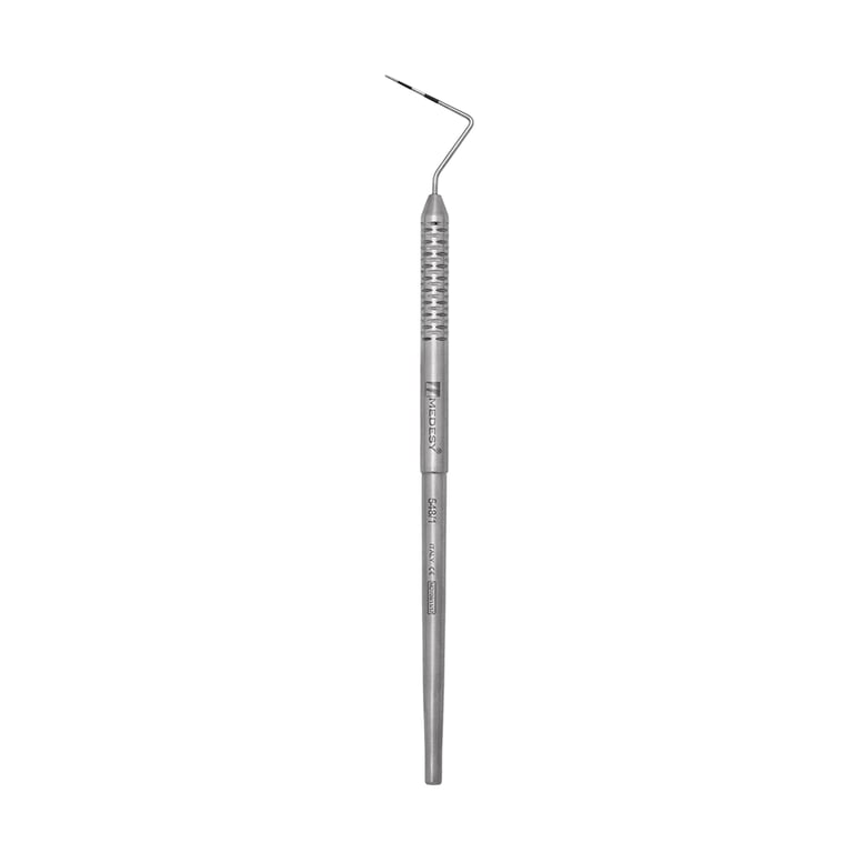 Medesy 548/1 CP-12 Stainless Steel Single-End Periodontal Probe, 1/Pk. High performance