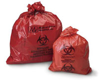 Medical Action Biohazard Red Waste Bag, to Collect, Store and Transport Biohazard/Infectious