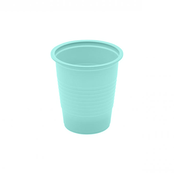Medicom Green 5 oz. Plastic Cups, Case of 1000