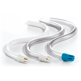 SafeBasics 6" Saliva Ejectors Clear w/ White Tip 100/Pk. Easily shapes and maintains desired