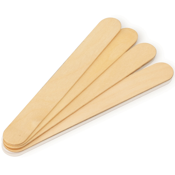 SafeBasics Tongue Depressor - 6", Non-Sterile, 500/Pk, Precision-cut with a smooth and polished