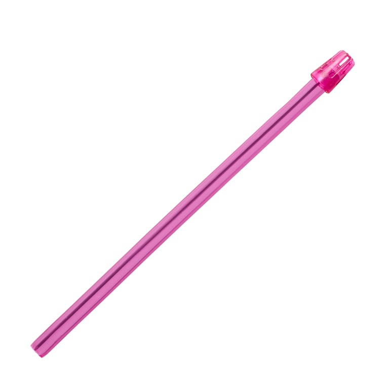 SafeBasics 6" Saliva Ejectors Clear Pink w/ Pink Tip 105/Pk. Easily shapes and maintains desired