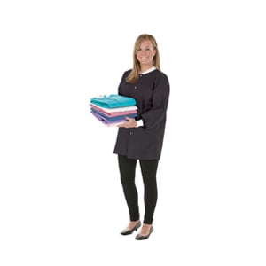 SafeWear Hipster Jacket - Jet Black - Medium 12/Pk. Made from high quality sunbound meltblown