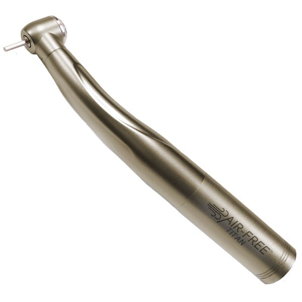 Air Free Titan 90° High-Speed Handpiece. 360-degree swivel, Quick disconnect coupling, 400,000
