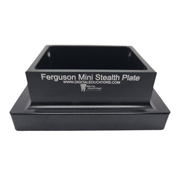 Ferguson Mini Stealth Plate, 1/Pk. Compact, hard-surface black build plate optimized