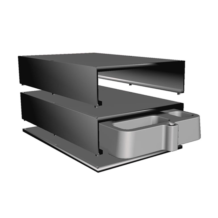 Ferguson Pro-Vat Stacker Starter Pack, Single Kit. Includes: 2 drawers, a top, and a bottom. Vats