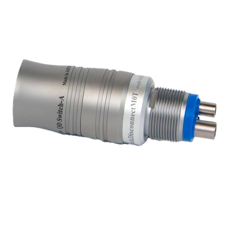 Medidenta QD-SWITCH A+B Complete Two Piece, Low Speed Coupler Set. Together, Pieces A and B create