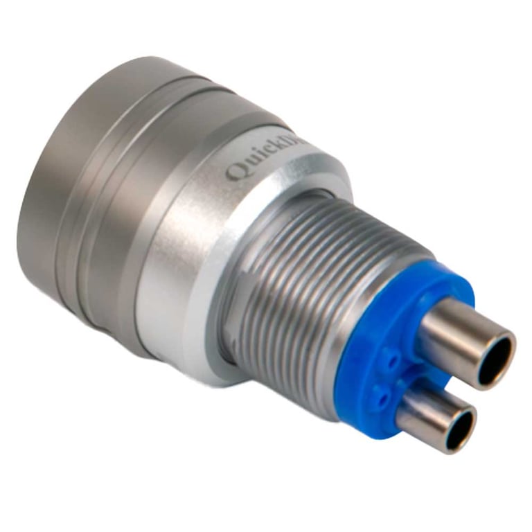 Medidenta QD-SWITCH-B Low Speed Supply Line Coupler, 1/Pk. This part coupled with its counter