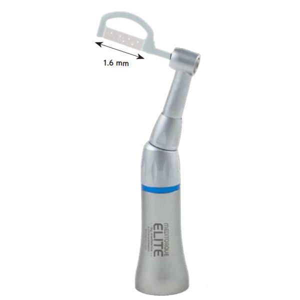 Meditorque Elite Interprox E-Type 1:1 Contra Angle for Interproximal Procedures such as reduction