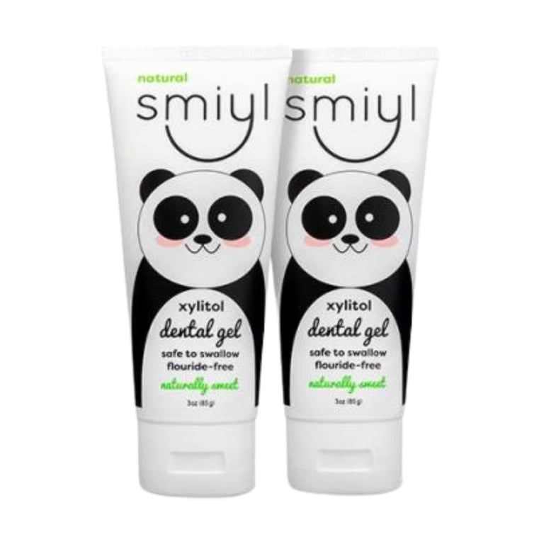 Smiyl 100% Xylitol Dental Gel, 1/Pk. Reduces the risk of tooth decay and plaque formation without