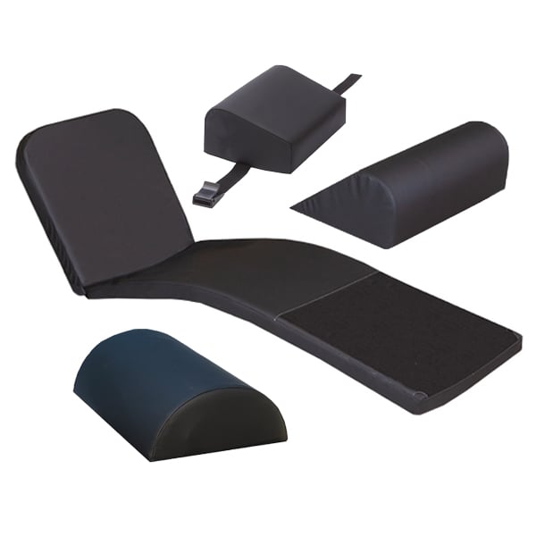 MediPosture Classic Dental Chair Overlay System, Black, Single System. Includes (MDC701S-MDC201)