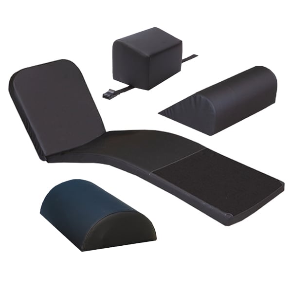MediPosture Classic Dental Chair Overlay System, Black, Single System. Includes: 6" geriatric