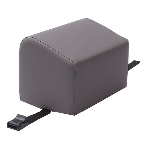 MediPosture 6" Classic Geriatric Dental Headrest Cushion, Adjustable Fit, Gray, Single Cushion