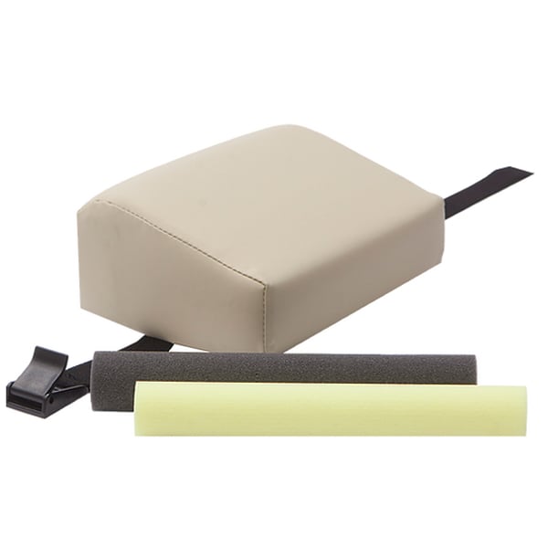 MediPosture 4" ICORE Dental Headrest Cushion, Adjustable Fit, Beige, Single Cushion. Measures: 8"L