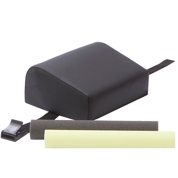 MediPosture 3.5" ICORE Dental Headrest Cushion, Adjustable Fit, Black