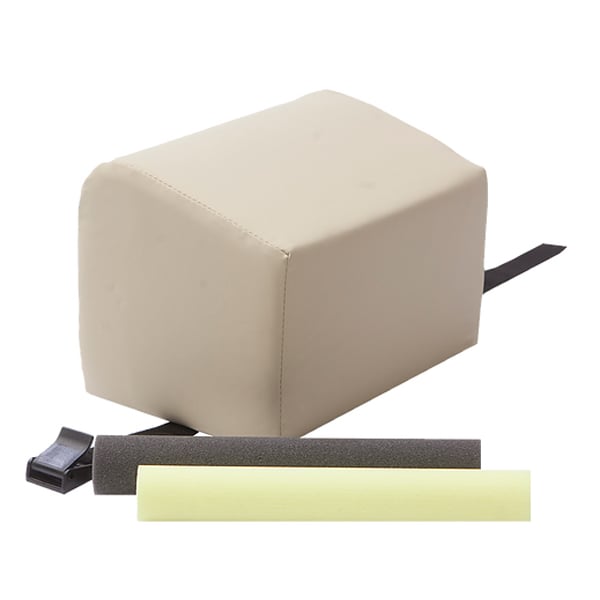 MediPosture 6" ICORE Geriatric Dental Headrest Cushion, Adjustable Fit, Beige, Single Cushion