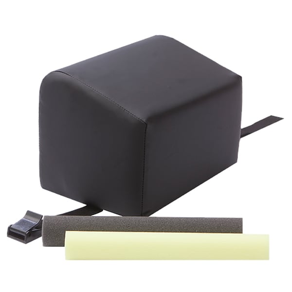 MediPosture 6" ICORE Geriatric Dental Headrest Cushion, Adjustable Fit, Black, Single Cushion