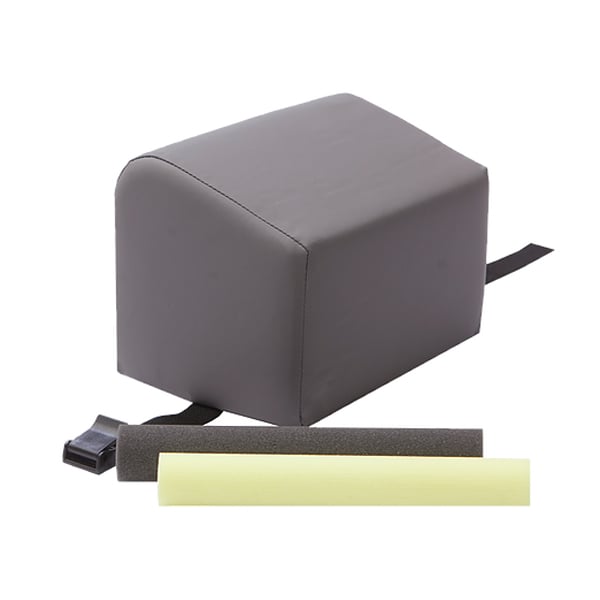 MediPosture 6" ICORE Geriatric Dental Headrest Cushion, Adjustable Fit, Gray, Single Cushion