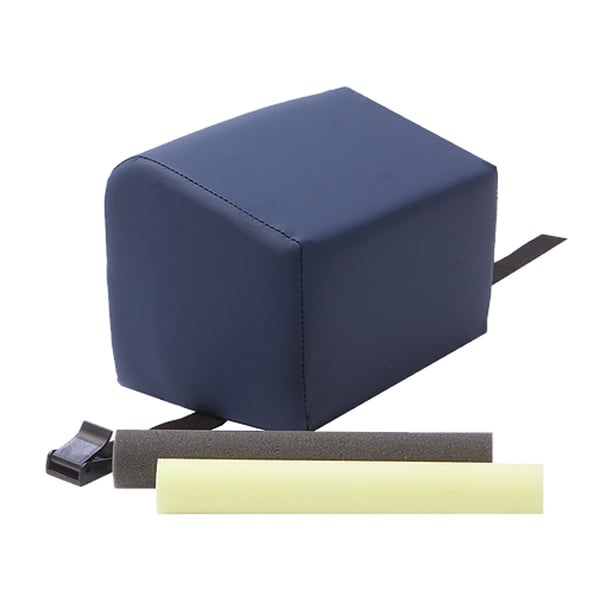 MediPosture 6" ICORE Geriatric Dental Headrest Cushion, Adjustable Fit, Navy, Single Cushion