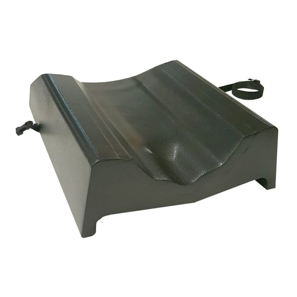 MediPosture Pediatric Knee-to-Knee Exam Cradle, Black, Single Cradle. Rests on the legs of both