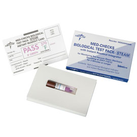 Medline Biological Test Pack - Steam 30/Case. Instant Read. Contains an ...