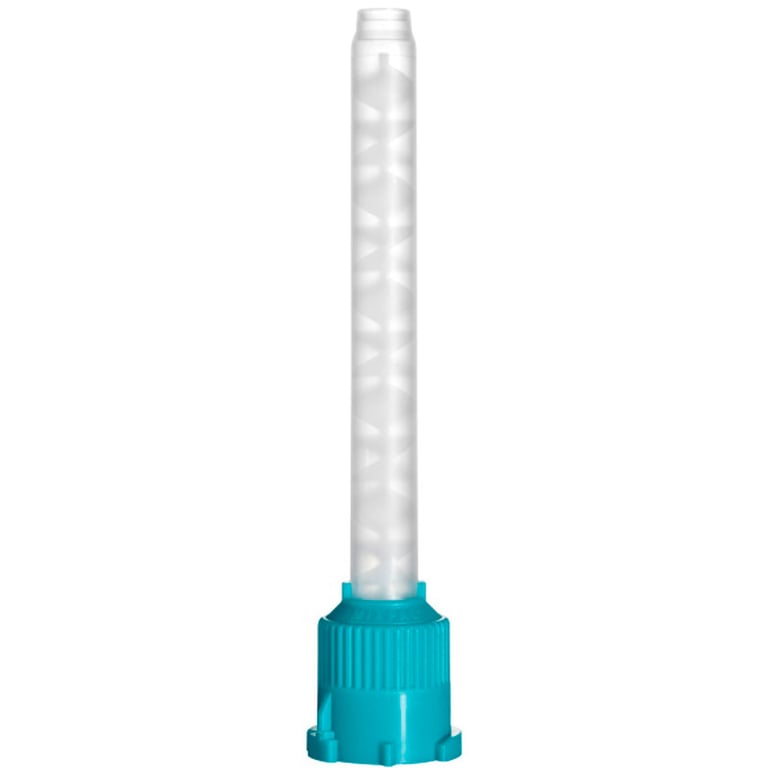 MIXPAC HP Mixing Tips, Large (6.5 mm), Teal, 48/Pk. Standard mixing tips for heavy body (1:1/2:1