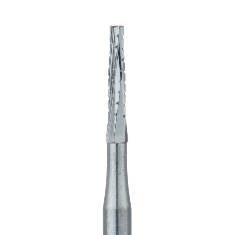 Meisinger SU #HM33L.012 Long Taper Fissure Crosscut, Operative Carbide Burs, 5/Pk. Head size 1.2mm