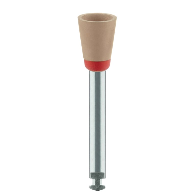 Meisinger RA #DCA14.060 Fine, Diamond Impregnated Polisher, Brown, 2/Pk. Head size 6mm Ø, working