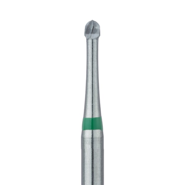 Meisinger FG #1S.012 Sharp Round Operative Carbide Bur, 5/Pk. 1.2mm Diameter. US shape #3S