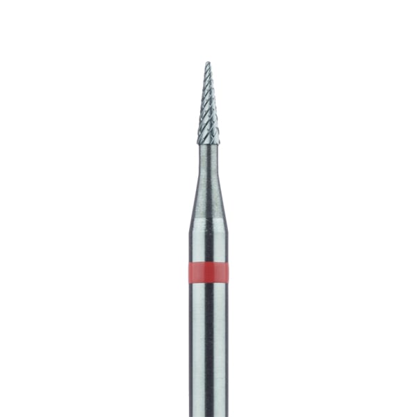 Meisinger HP #23MF.014 Fine Round End Taper, 1.4mm Carbide Bur, Single Bur