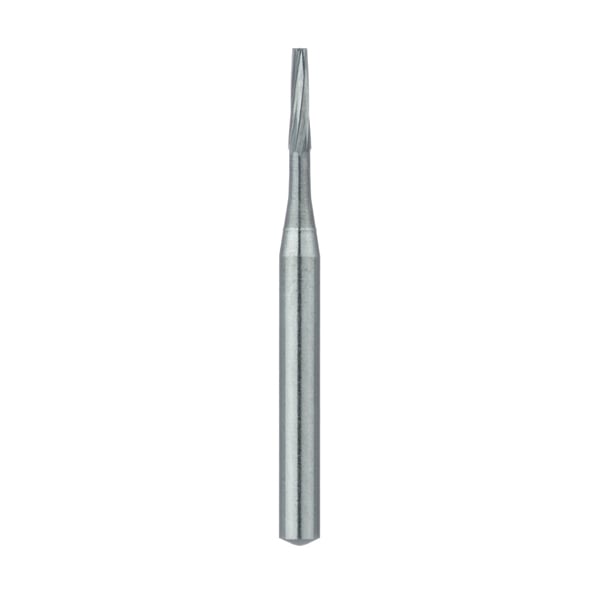 Meisinger FG #170 Tapered Fissure Carbide Bur, 5/Pk. 1.0mm Diameter
