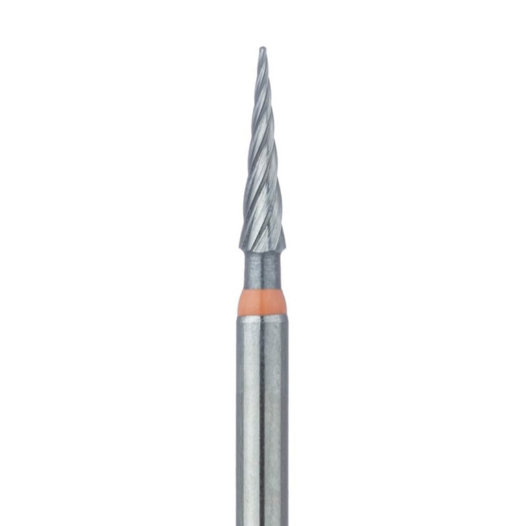 Meisinger FG #0134.014 Fine, Pointed Taper, 8 Blade Trimming and Finishing Carbide Bur, 5/Pk. Head