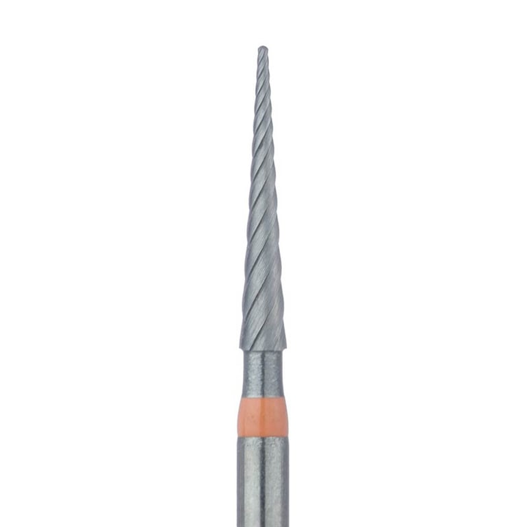 Meisinger FG #135.014 Fine, Pointed Taper, 8 Blade Trimming and Finishing Carbide Bur, 5/Pk. Head