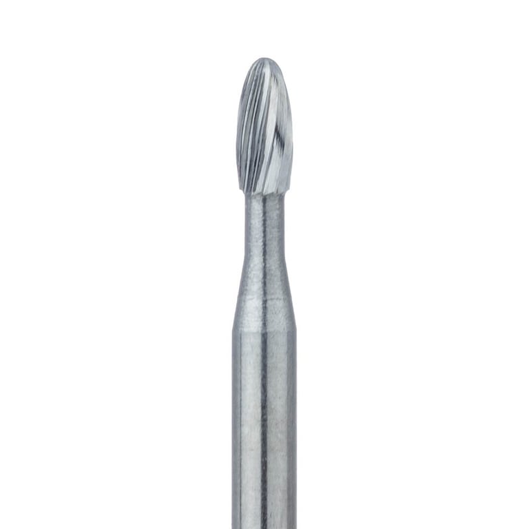 Meisinger FG #379.014 Fine, Football Shaped, 12 Blade Trimming and Finishing Carbide Bur, 5/Pk