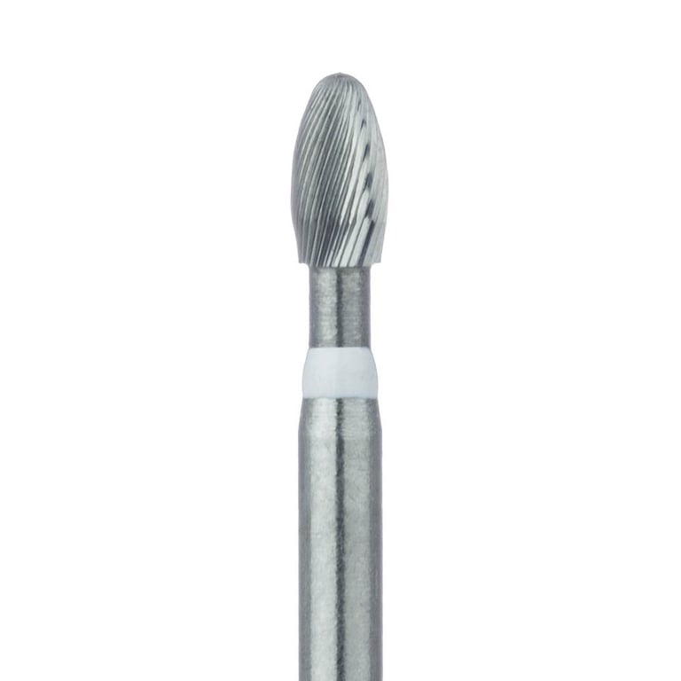 Meisinger FG #379U.018 Football Shaped, Trimming and Finishing Carbide Bur, 5/Pk. Ultra fine, head