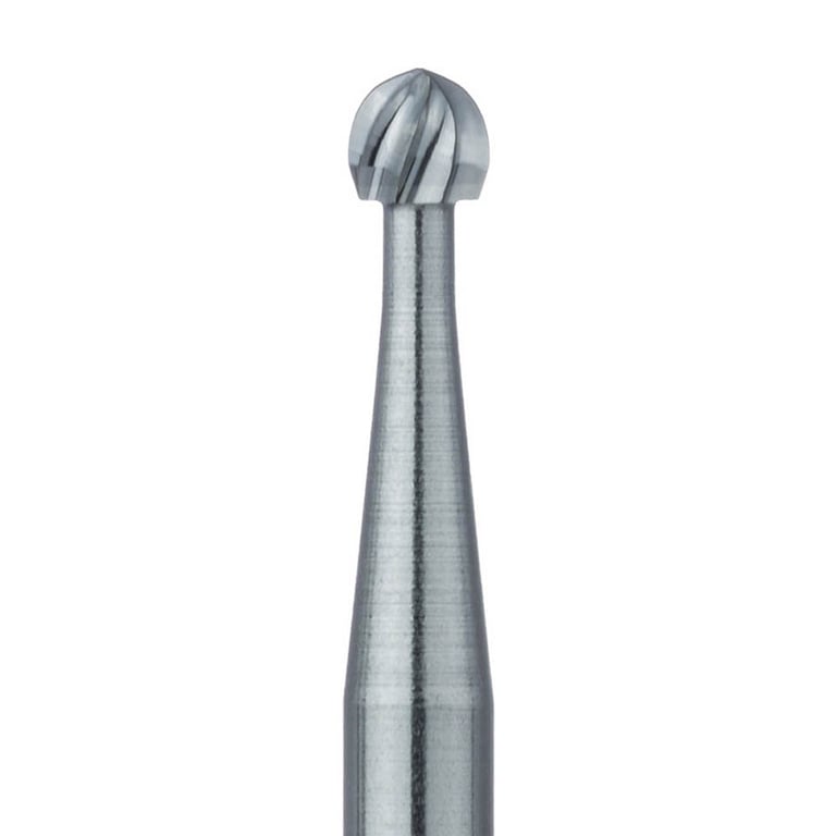 Meisinger RA #HM1.023 Round, Operative Carbide Burs, 5/Pk. Head size 2.3mm Ø, non-sterile packaged